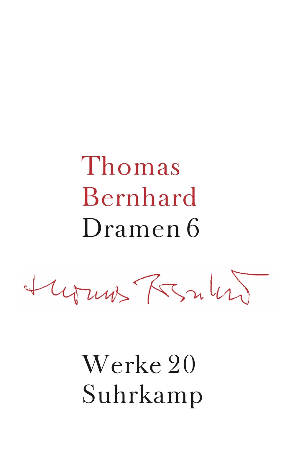Thumbnail - Werke 20. Dramen 6 Thomas Bernhard