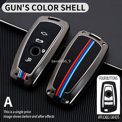 Galvanized Alloy Car Key Fob Case Cover For BMW 3 4 5 Series F20 F21 F30 F31 F25 - Picture 10 of 19