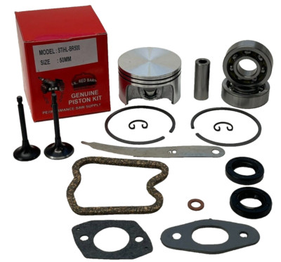 MASTER REBUILD FOR STIHL BR500, BR550, BR600, BR700, PISTON, VALVES BRGS & SEALS