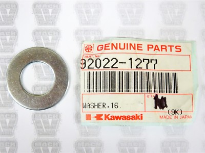 Kawasaki NOS NEW 92022-1277 Washer 16.8x3x1.6 KT KX KDX ZX | eBay