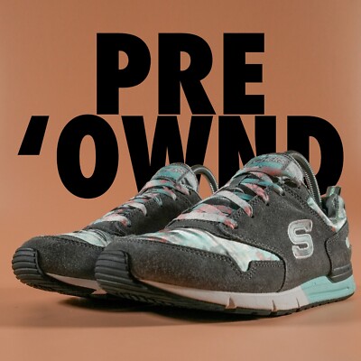 Skechers Women's Air-Cooled Memory Foam Floral Print Gray