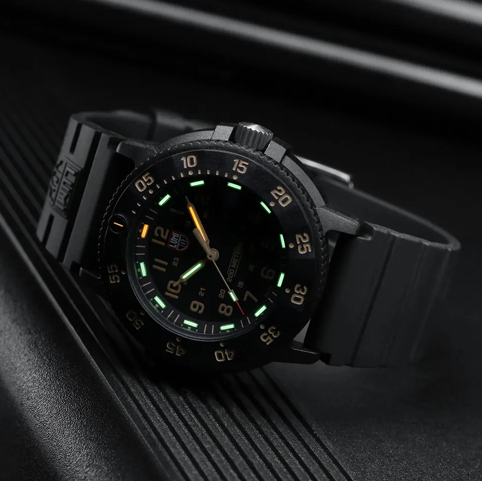 Luminox XS.3001.EVO.OR.S Navy Seal Black Dial Date Display