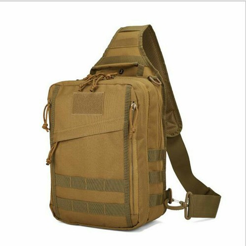 Outdoor Backpack Tactical Sling Chest Bag Shoulder Travel Camping Hiking Satchel - Picture 4 of 16