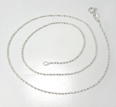 NEW Twist Box Chain Necklace 925 SOLID Sterling Silver Pick 16 18 20 Inch Long
