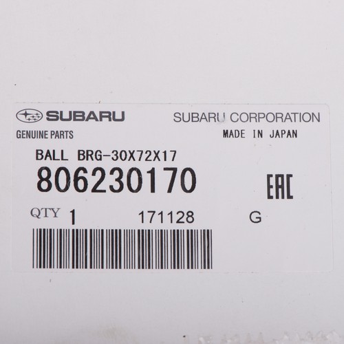 OEM 2000-23 Subaru M/T Transfer Case Output Shaft Differential Bearing 806230170 - 第 5/5 張圖片