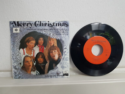 Merry Christmas Internationale Weihnachtslieder Jingle Bells Stille Nacht 7'' LP