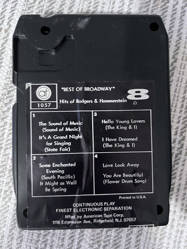 Rodgers And Hammerstein best Of broadway 8-Track - Picture 2 of 2
