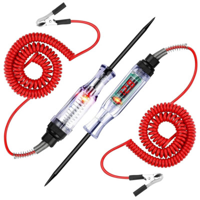 Test Light, 3V-24V DC Car Circuit Tester Light, Digital LED Car Electric Tester