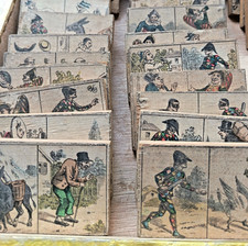 c. 1910 - JEU ANCIEN "DOMINOS POUR RIRE " JJF - Jouet 1900 - Pour pièces