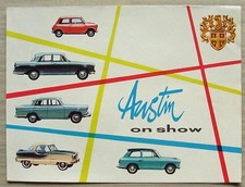 AUSTIN Car Range Sales Brochure 1960 Ref 1822 Seven A55 A99 A40 Metropolitan