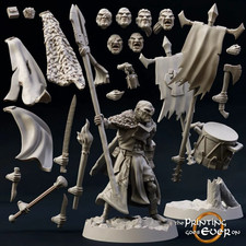 Half-Orc Shaman   Modular 28mm Miniature   LotR MESBG Compatible