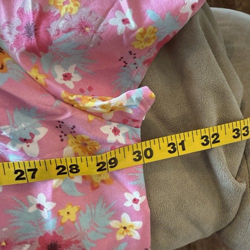 Womens 3X Nightgown House Coat Lounge Robe Pink Floral Grandma Mumu New NWT Snap - Picture 9 of 10