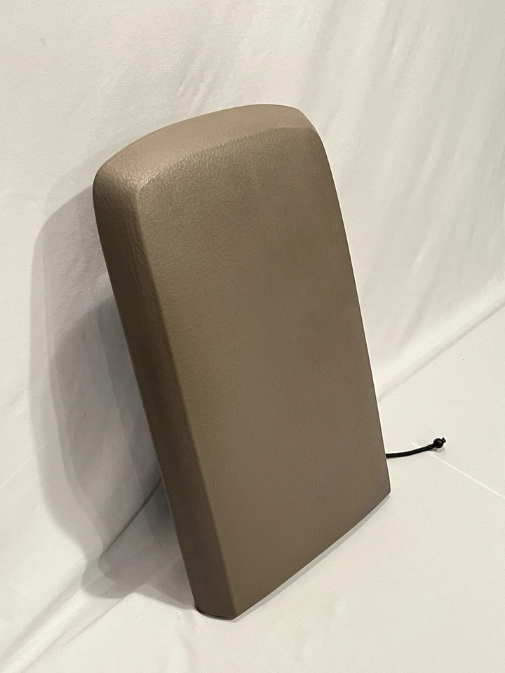 Ford Explorer 2002-2005 consola central reposabrazos tapa cubierta vinilo topo/marrón OEM✅ Foto 3 de 4