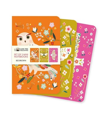 Flame Tree Publishing | Bee Brown Set of 3 Mini Notebooks | Buch | Englisch