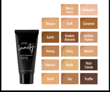 JAFRA BEAUTY MATTE FOUNDATION MAQUILLAJE FACIAL MATE 1 Oz COLOR WARM IVORY LG8