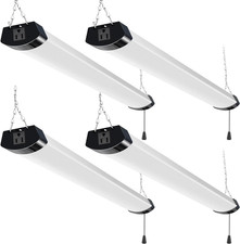 120W LED Shop Light 13000Lm 4FT Linkable Utility Lights - 4 Pack