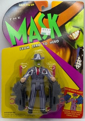 The Mask Movie Quick-Draw Mask Vintage 1995 Action Figure New