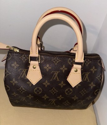Louis Vuitton Speedy 25 Monogram Canvas Leder Neu Jahrgang 1997