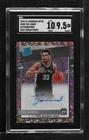 2020 Donruss Optic Fast Break Prizm Signatures Tre Jones SGC 9.5 Rookie Auto RC