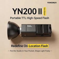 V2 YONGNUO YN200 II 2.4G Wireless TTL HSS Outdoor Pocket Flash Light Speedlite