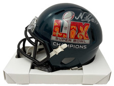 Nakobe Dean Signed Philadelphia Eagles Super Bowl LIX Mini Helmet PSA 214