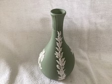 Wedgwood Green Jasperware Vase