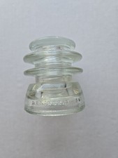 Vintage Hemingway No 56 Clear Glass Insulator - Made In USA