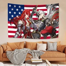 Game Tapestry Boothills And Argentis American Flag Home Decor Aesthetics Wall Ha