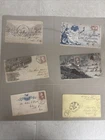 (6) Patriotic Civil War Envelopes Death  With Some Letters Ephemera Lot #1