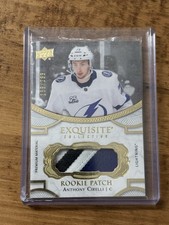 2018-19 Exquisite Collection Rookie Patches Anthony Cirelli /299 Triple 🔵⚪️⚫️