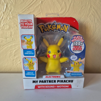 Pokémon Mein Partner Pikachu Elektronisches & Interaktives Spielzeug mit Sound & Bewegung 4+