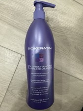 Champú púrpura potenciador del color Bio Keratin 33,8 fl. oz. formulado en Italia