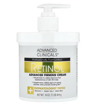 Advanced Clinicals Retinol Firming Body Cream 16oz Anti-Aging Moisturiser Vitami