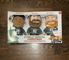 Eagles A Philly Special Christmas Holiday Huddle Plush Collector Set