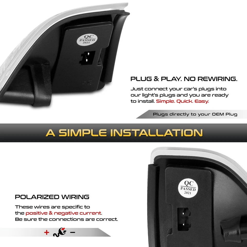 [LED SEQUENTIAL SIGNAL]For 09-18 RAM 1500 2500 3500 Tow Mirror Signal Light Lamp Foto 4 de 4