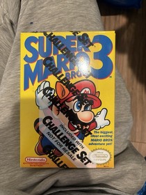 Nintendo NES Challenge Set Console NEW OPEN BOX w Super Mario Bros 3 Pack In