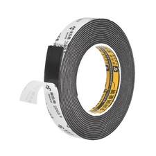 Camera Light Seal Foam Light Leak Proof Sponge 0.08" x 0.79" x 16.4ft Black