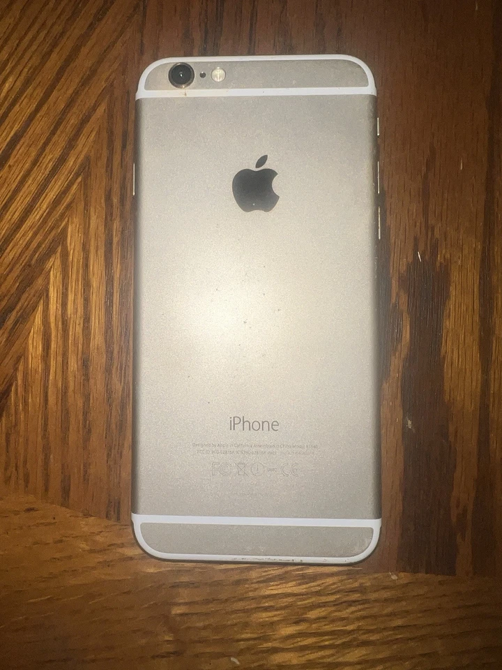 Teléfono Celular Apple iPhone 6 A1586 Funciona, Pantalla Rota - Blanco Con Caja Foto 4 de 4
