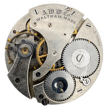 Antique 16s 1903 Waltham 7 Jewel Mechanical Pocket Watch Movement 610 USA