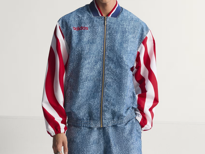 NEW adidas Denim Track Top 'USA' Jacket | Sizes XS - 2XL | KB2712