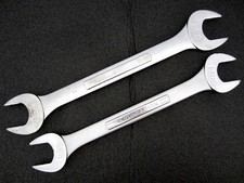 Vintage Craftsman Large Sae Open End Wrenches 44588 44589 Made In Usa