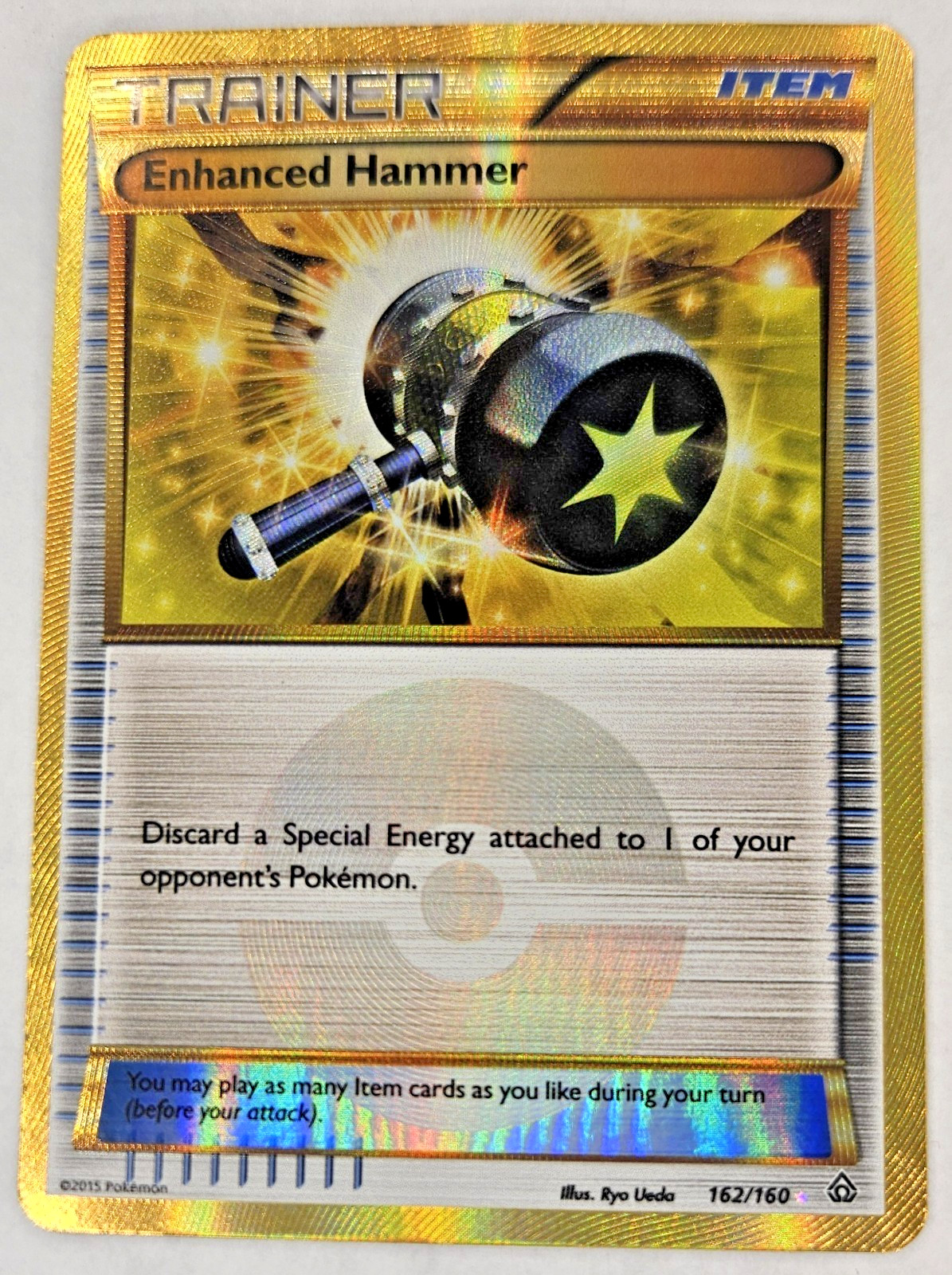 Enhanced Hammer (162 Secret Rare) 162/160 XY - Primal Clash - NM Or Better