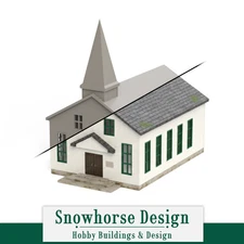 Chapel (Unpainted) | Military Collection (HO/N Scales)