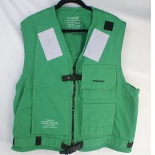 Stearns Life Preserver Vest Type Mark 1 Green Utility Navy NSN 4220-01-487-3624