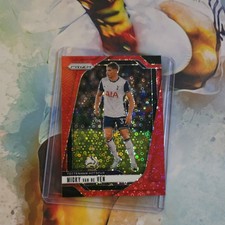 Micky van de Ven /49 Panini Prizm PL Red Breakaway Prizm, Tottenham