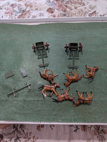 Marx Miniature Playset Charge If The Light Brigade Cassions