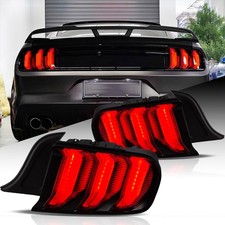 Rote LED Heck R&uuml;ckleuchten R&uuml;cklicht f&uuml;r Ford USA /EU Mustang GT 2015-2020 1Pair