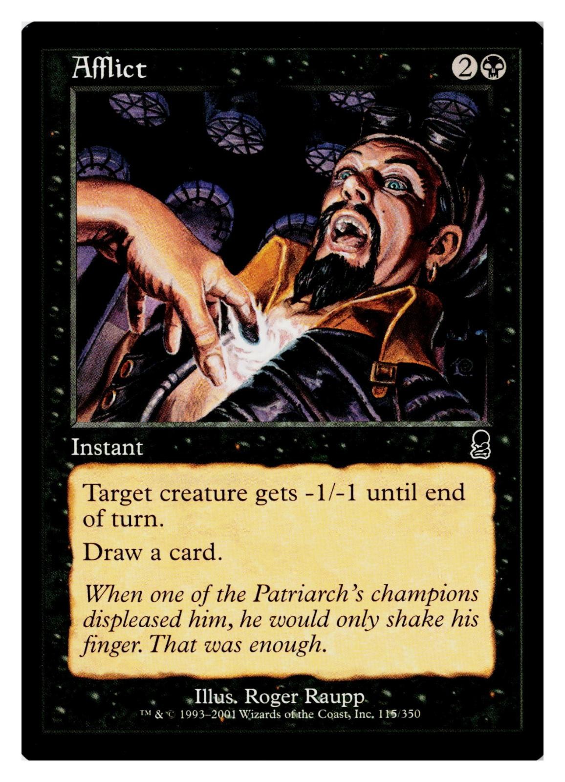 Afflict 115 Common Odyssey Magic: The Gathering Lightly Played