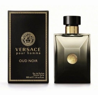 Versace Pour Homme Oud Noir Eau de Parfum Spray for Men 3.4 oz / 100 ml