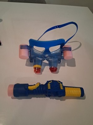 Vintage 1989 Kenner Ghostbusters Ecto-Goggles & Ecto-Popper 100% Complete RARE